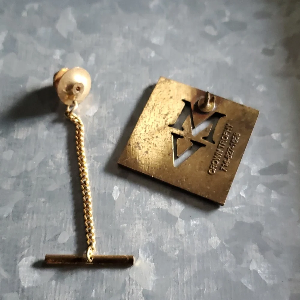 Mission Viejo Invitational 2003 Tie Tack and Bar by Crown Trophy